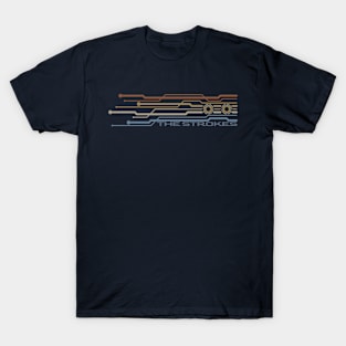 The strokes lines t shirt shop